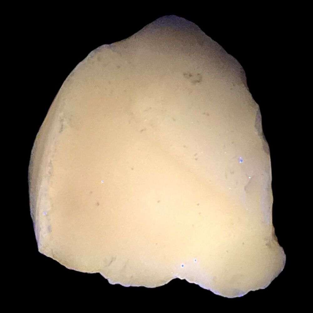 Pink Milk Glass Art Glass Cullet Glowing Manganese Slag Glass #4GXL136